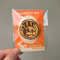 ✨ 1 OF 1 ✨ Kumashi / Kumacy (One Piece) Pin - Original Pyrography Artwork