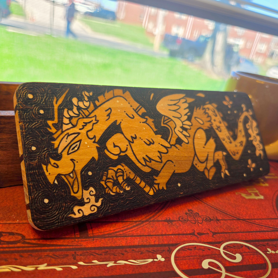 ✨ 1 OF 1 ✨ My Little Pony - Long Discord Box - Original Pyrography Art