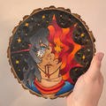 ✨ 1 OF 1 ✨ Mouthwashing - Anya - Original Pyrography Artwork