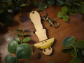 Brushbuddy Witch Hat Atelier - Handmade Wooden Keychain (Laser Cut)