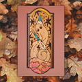 Brushbuddy Witch Hat Atelier - Pyrography Art Print