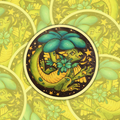 Clover Dragon - Die-Cut Matte Vinyl Sticker