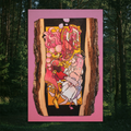 Eternalberry - Pyrography Art Print
