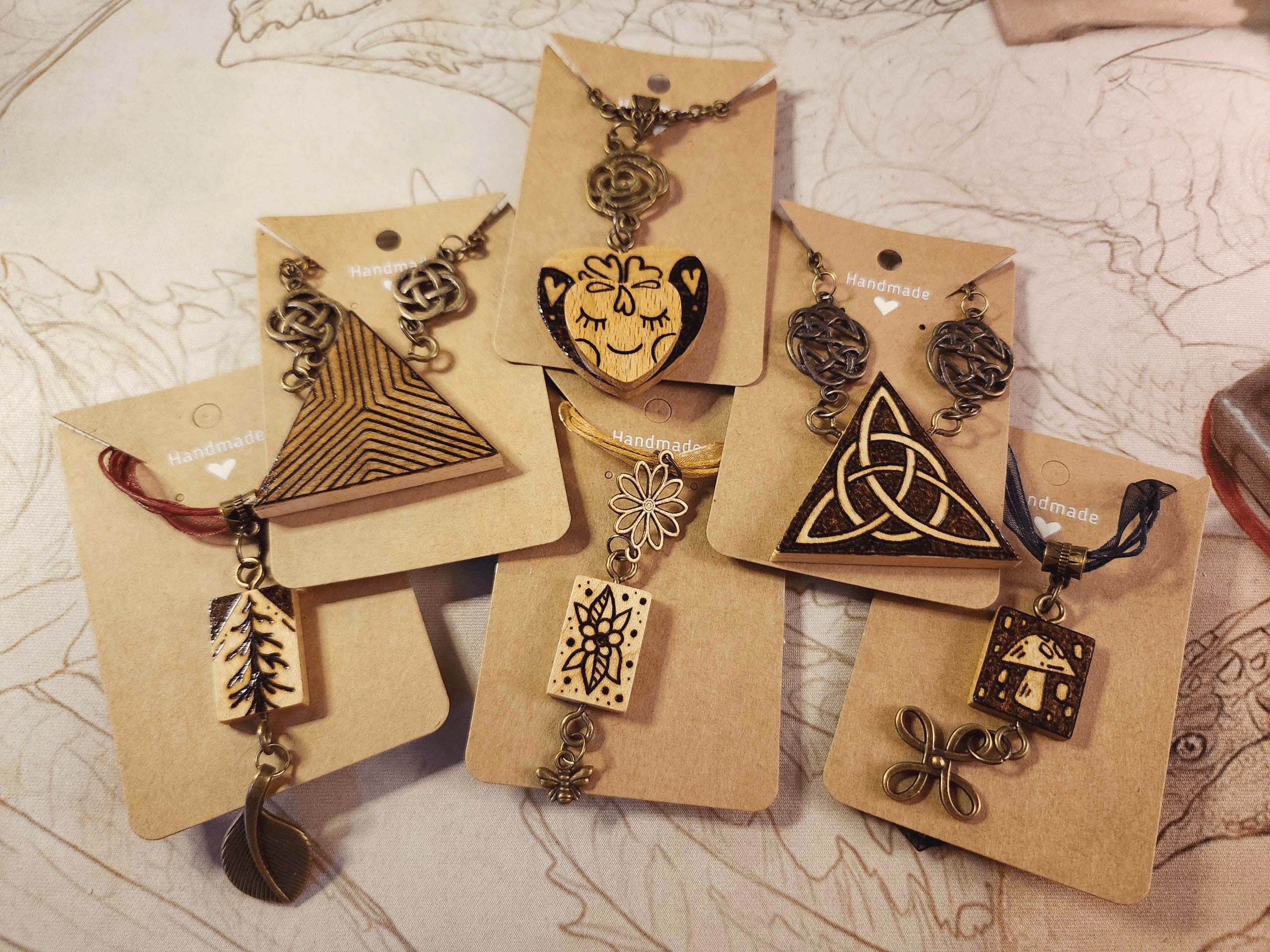 ✨ 1 OF 1 ✨ Necklaces - Handmade Wooden Pendants