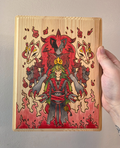 ✨ 1 OF 1 ✨ Pokemon - N and Zoroark - Original Pyrography Artwork