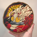 ✨ 1 OF 1 ✨ Dandadan - Okarun - SIGNED by AJ Beckles - Original Pyrography Artwork