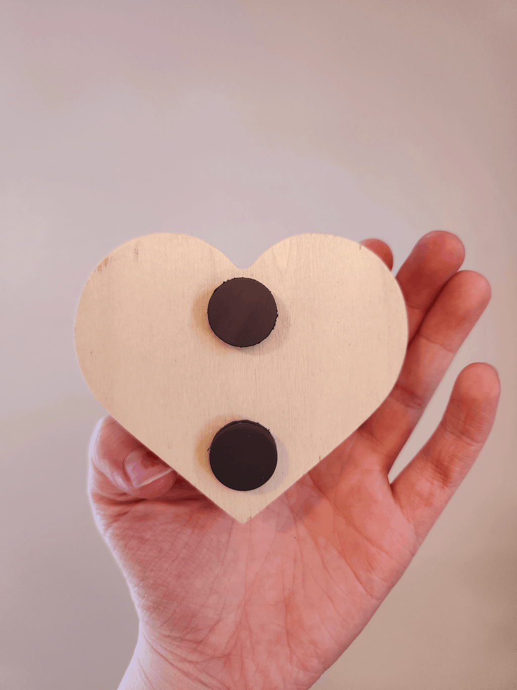 ✨ 1 OF 1 ✨ EternalBerry Heart Magnet - Original Pyrography Artwork