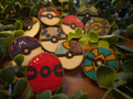Pokeball Pins - Handmade Wooden Pins (Pyrgraphy)
