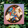 Pomni (TADC) - Pyrography Art Print