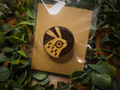 ✨ 1 OF 1 ✨ Rabbit Eye Pin - Original Pyrography Artwork