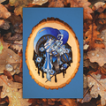 Shadow Milk Cookie - Pyrography Art Print