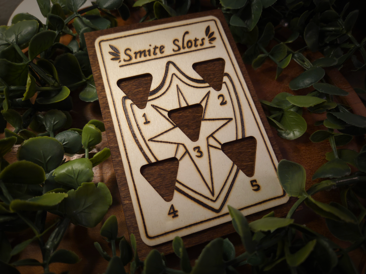 Dungeons & Dragons - Paladin Smite Slots - Original Pyrography & Laser Cut