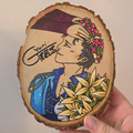 ✨ 1 OF 1 ✨ Yuri on Ice - Yuri & Victor - SIGNED by Jessie Grelle - Original Pyrography Artwork