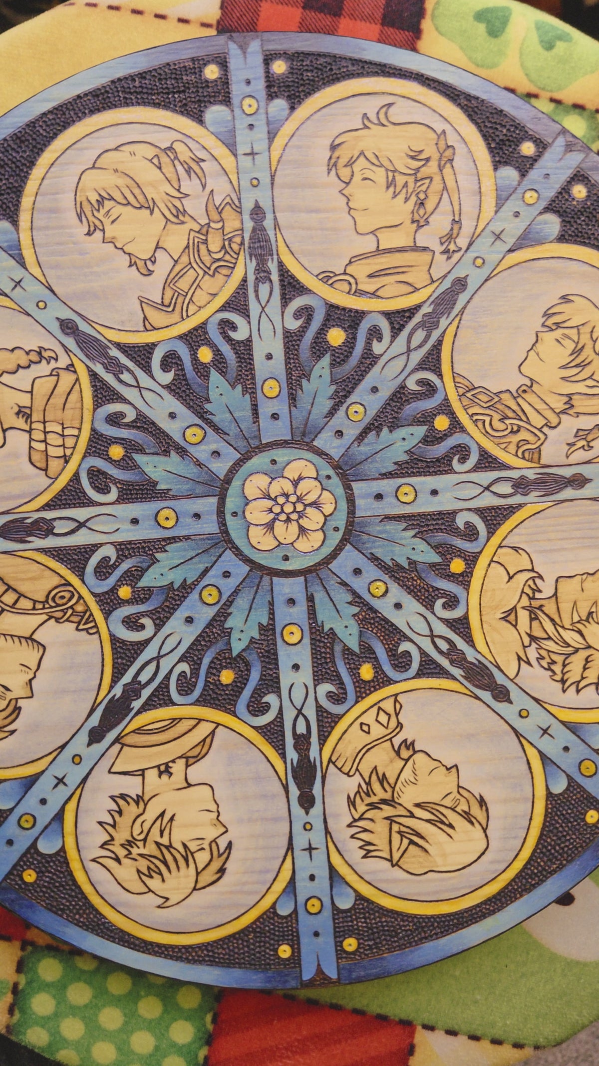 ✨ 1 OF 1 ✨ FFXIV - Scions of the Seventh Dawn - Original Pyrography Artwork