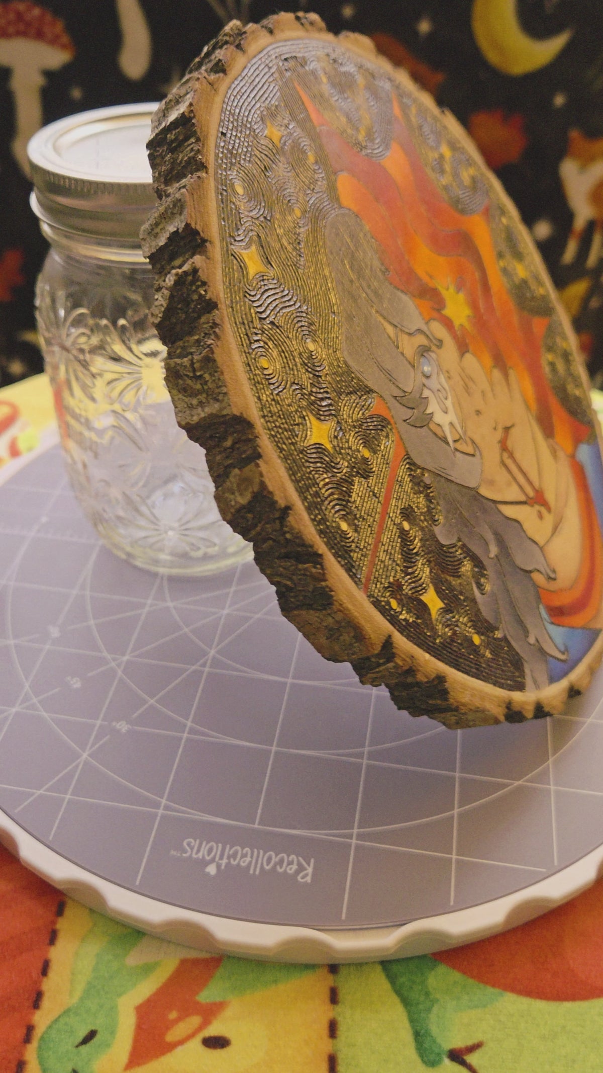 ✨ 1 OF 1 ✨ Mouthwashing - Anya - Original Pyrography Artwork
